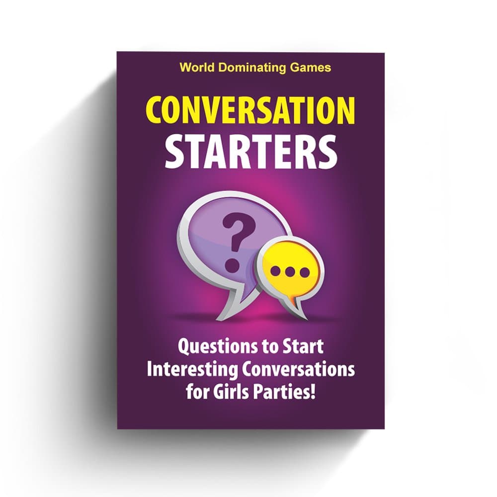 Conversation Starters: Questions to Start Interesting Conversations for Girls Parties, Bachelorette! Travel Optimized Deck Game