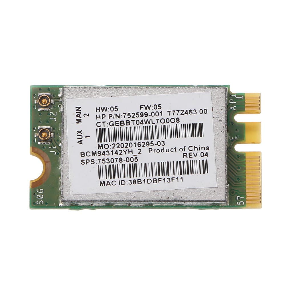 Chenggong Chg New BCM943142Y 802.11b/g/n Bluetooth 4.0 WLAN 150Mbps NGFF Wireless Wifi Card