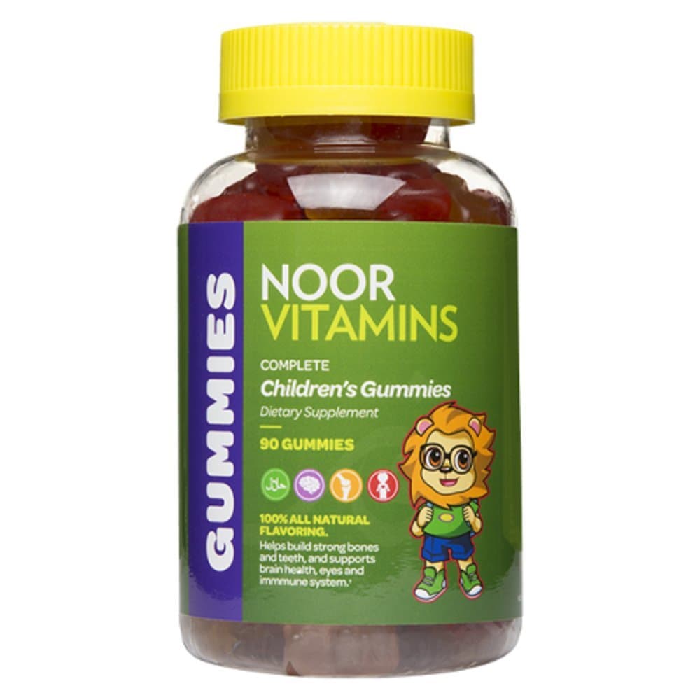 NoorVitamins Children’s Multivitamin Gummy – 90 Chewable Gummies – Halal Vitamins