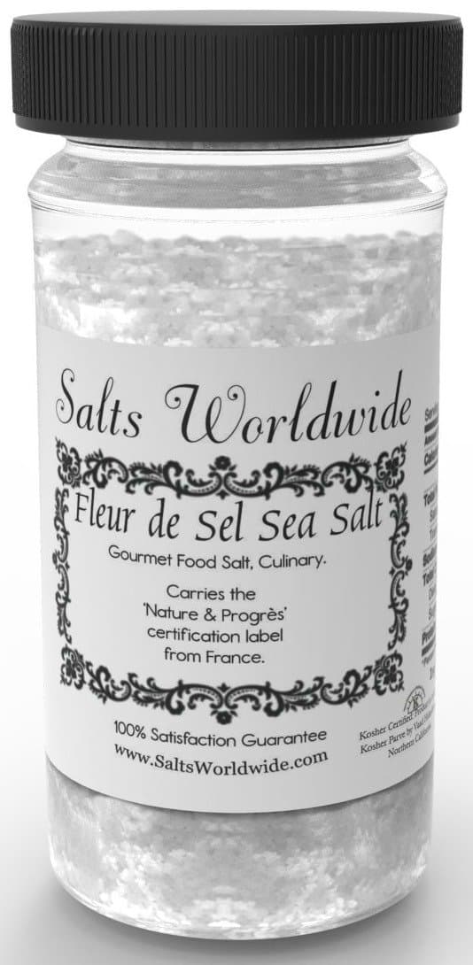 Fleur De Sel - Flor Da Sal - Flower of Salt - One of the Best Salts Money Can Purchase By Salts Worldwide (1 90 Gram Jar)