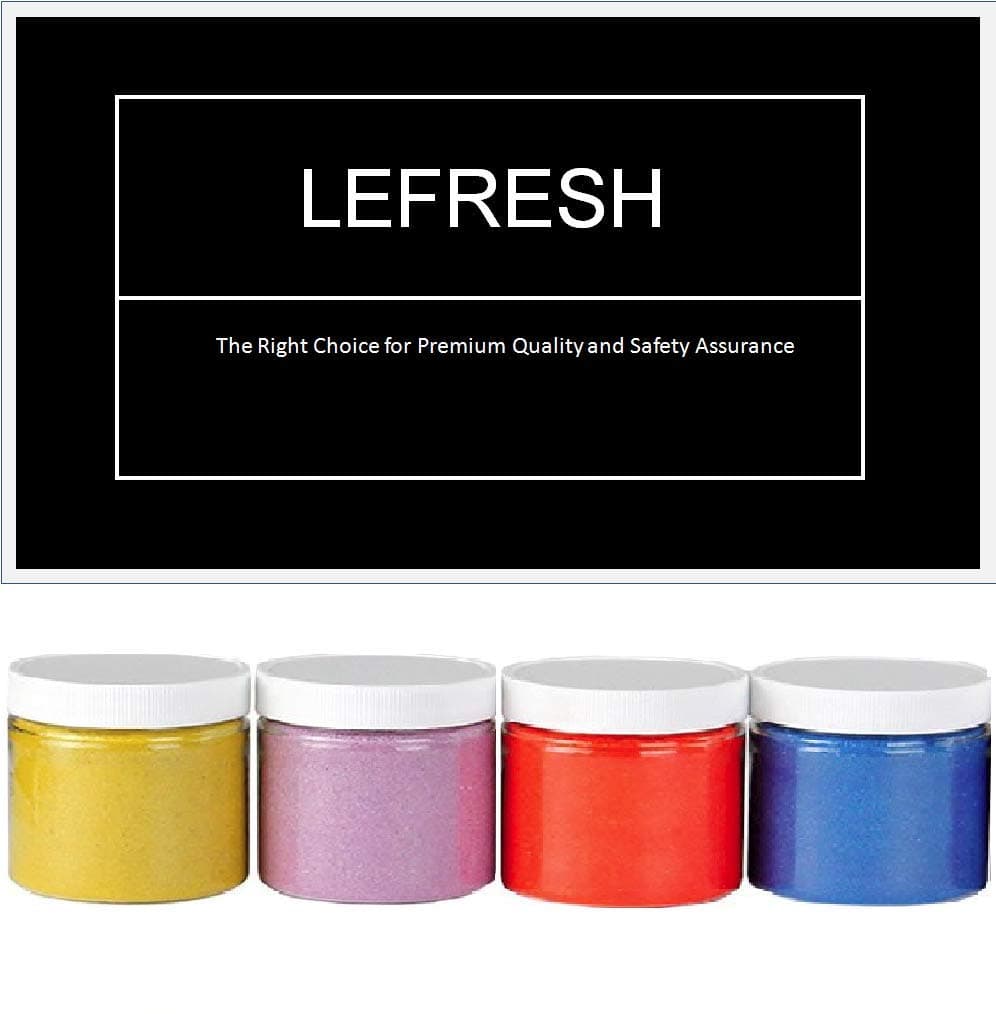 LeFresh 12 pack clear travel size slime container with airtight Leak proof small slime foam balls plastic containers with lids for homemade DIY slime, foamballs and for kids (12 pack (4 oz))