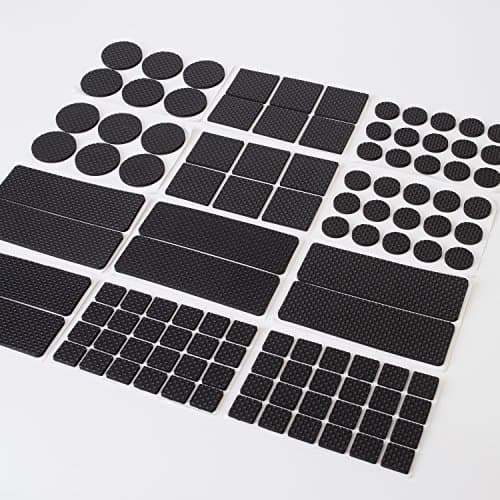 Sobike Anti-scratch Furniture Leg Pads Self-Stick Easy Use Waterproof Anti-mould Multiple Size Round Square Rectangular Pads Small Large for Chair legs