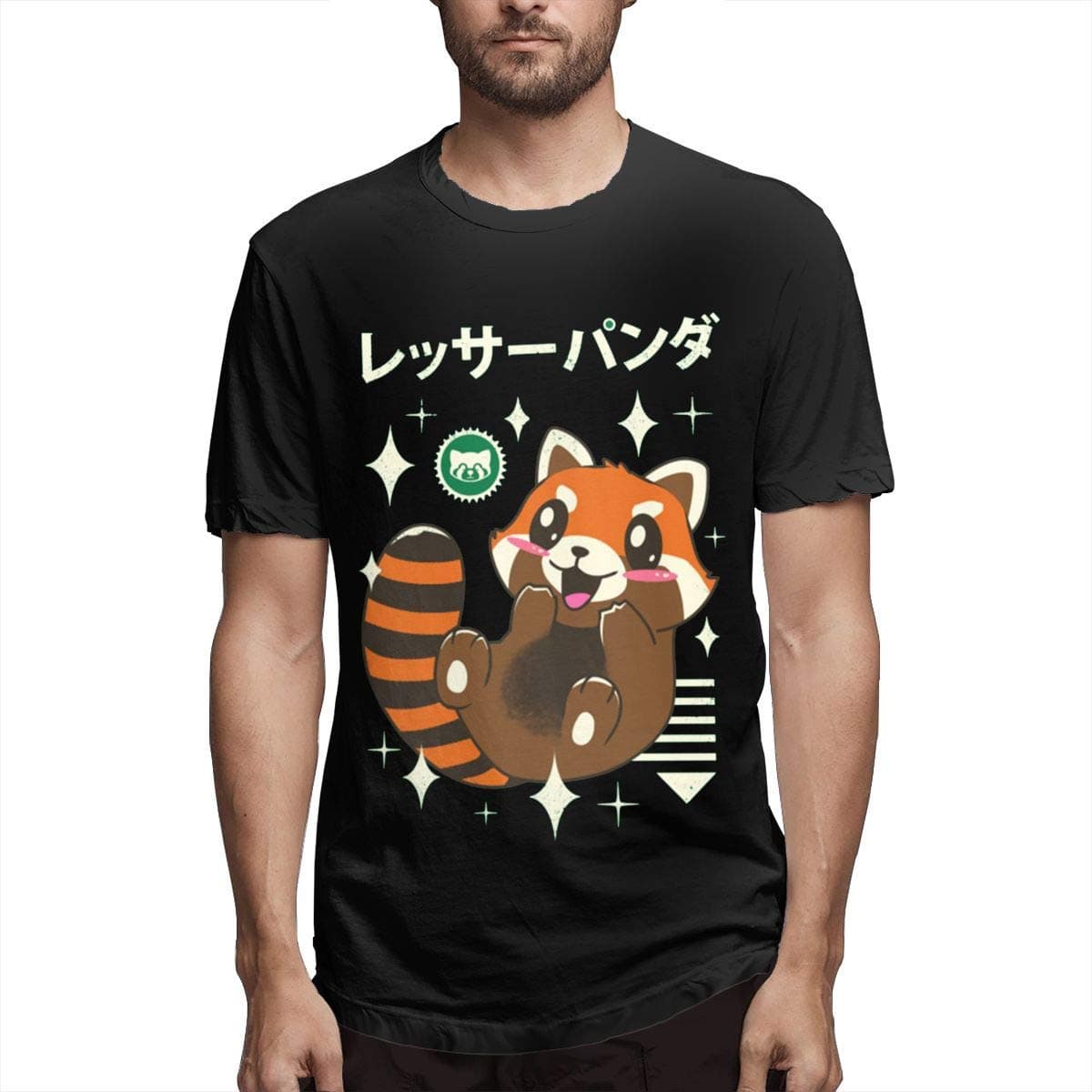 Kawaii Red Panda Stylish, Casual, Comfortable Cotton Fashion Short-Sleeved T-Shirt 1