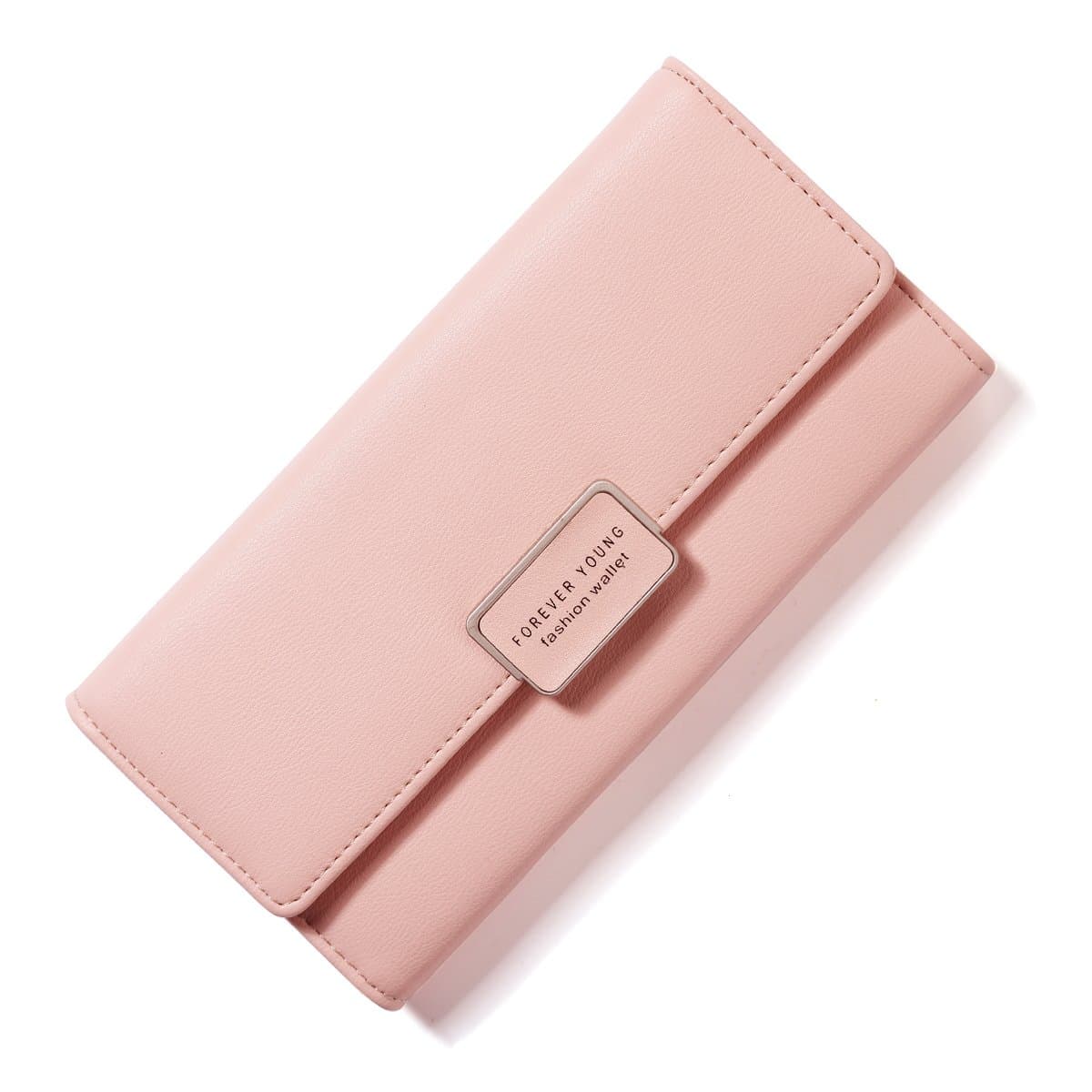 AOLINER Women RFID Blocking Multi Card Organizer Wallet for Women Purse