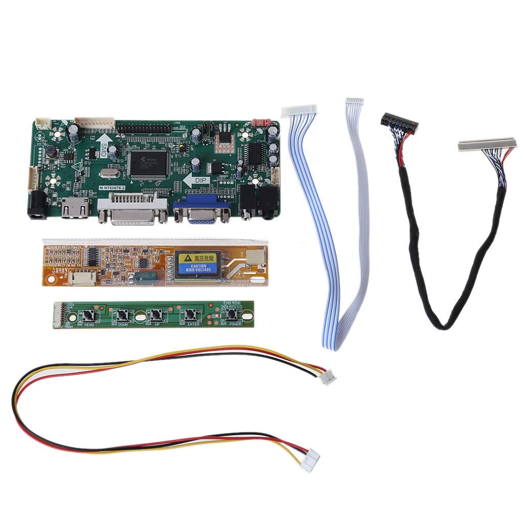 jiulonerst 1Set for 30Pin LTn154X3-L01/L01H 1280X800 Panel Screen Display LCD Control Board 5.4x2.5x0.5in