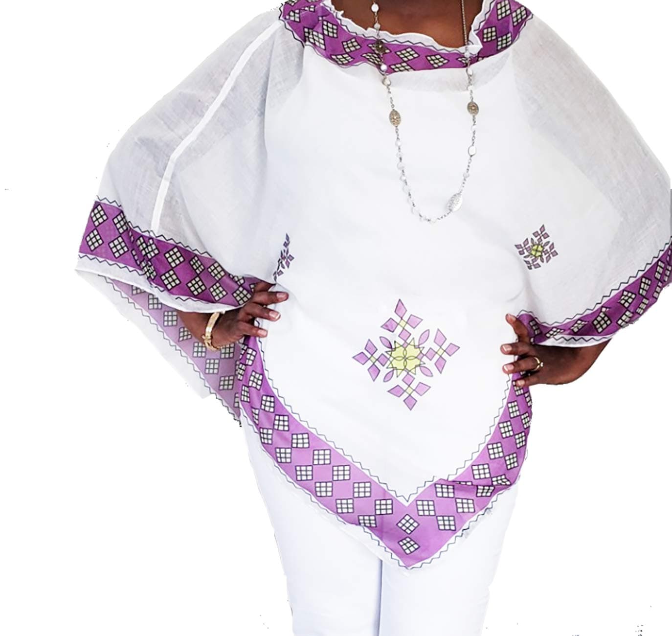 Modern Habesha poncho (Kaba) by ShegaStore