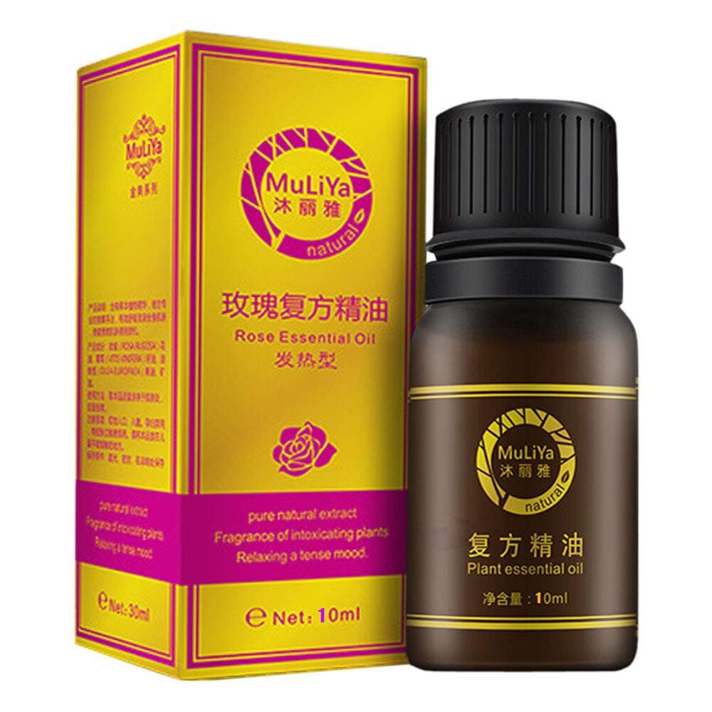 Nourich Relieve Stress Moisturizing Essence Oil,Ginger Rose Lavender Ginger Massage Moxibustion Foot Bath Essential Oil Organic Massage Oils