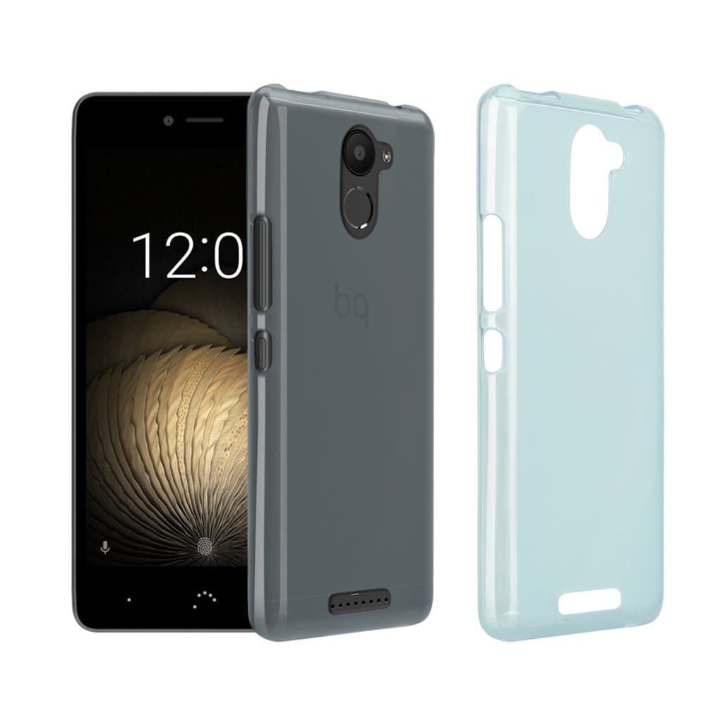 RIFFUE Acer Jade Zest Case, Ultra Soft TPU Flexible Thin Clear Silicone Matte Back Protective Gel Cover for Acer Jade Zest - Blue