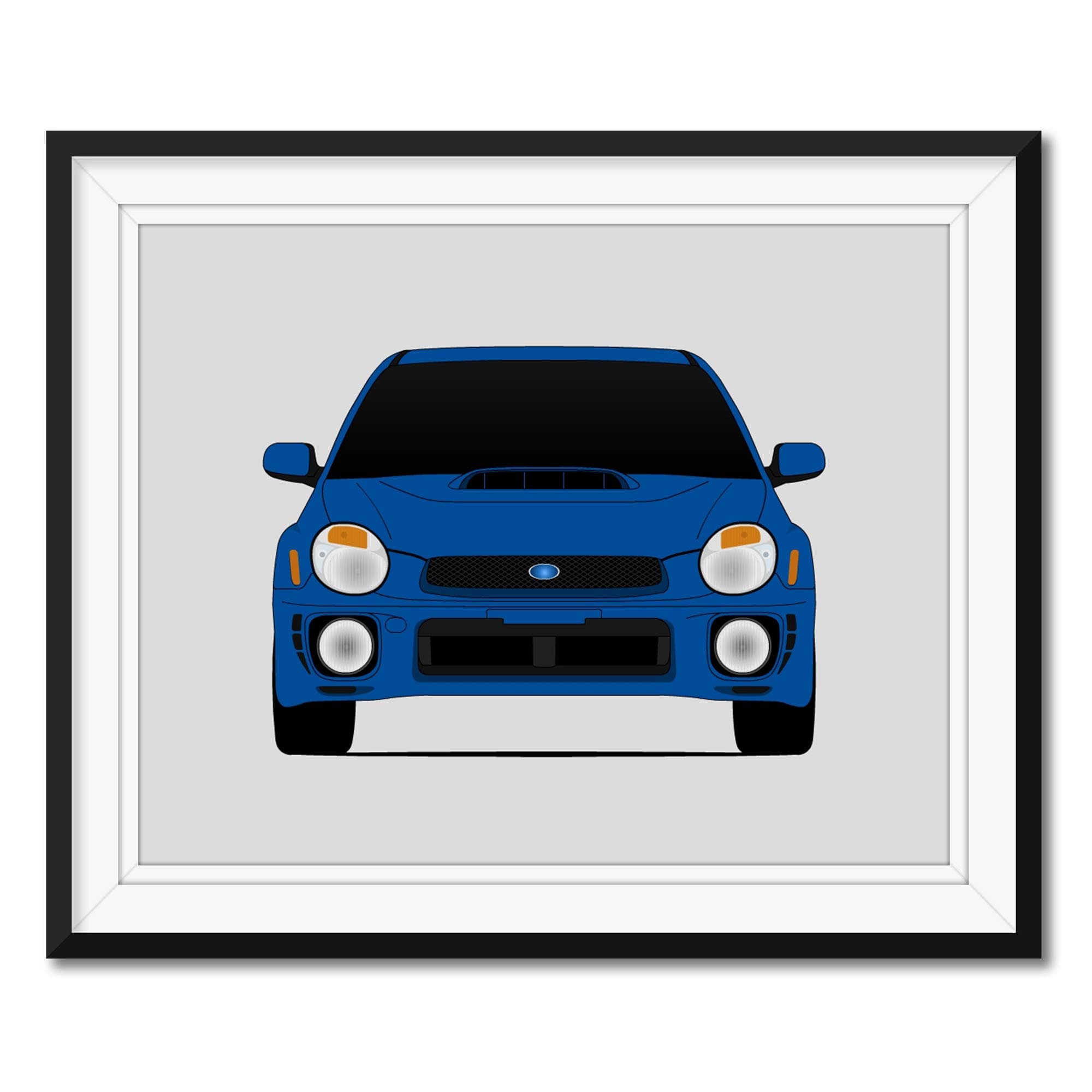 World Rally eXperimental Rally Car G2 Bugeye (2000-2002) Inspired Poster Print Wall Art Decor Handmade GD GG S Series