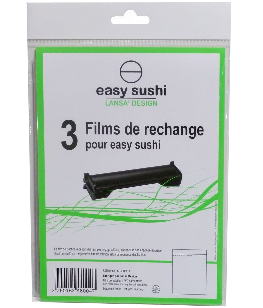 Easy Sushi Traction Sheet Replacement, Set of 3