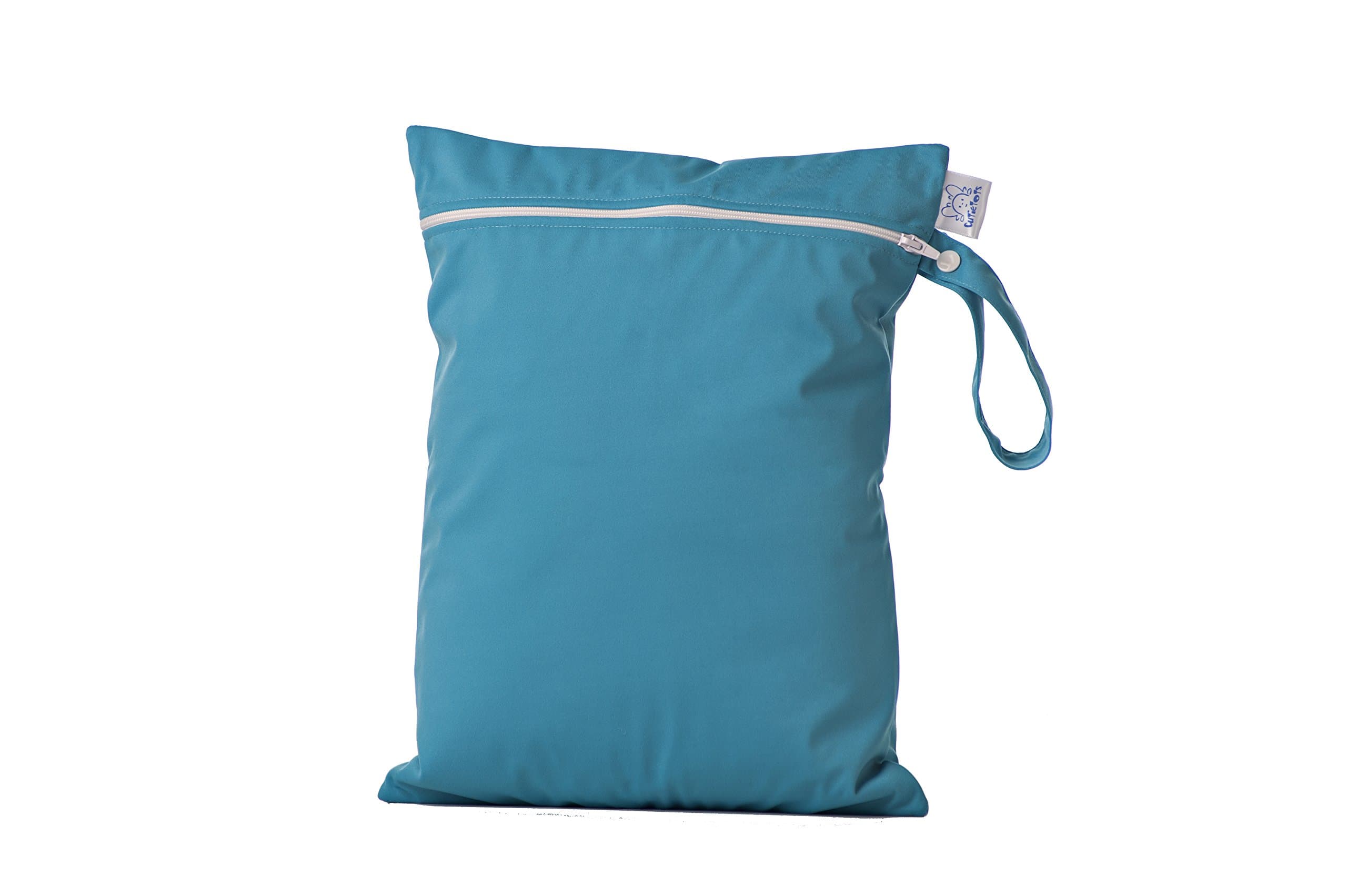 CutieTots Diaper Wet Bag - (Baby Blue) With Free Changing Mat