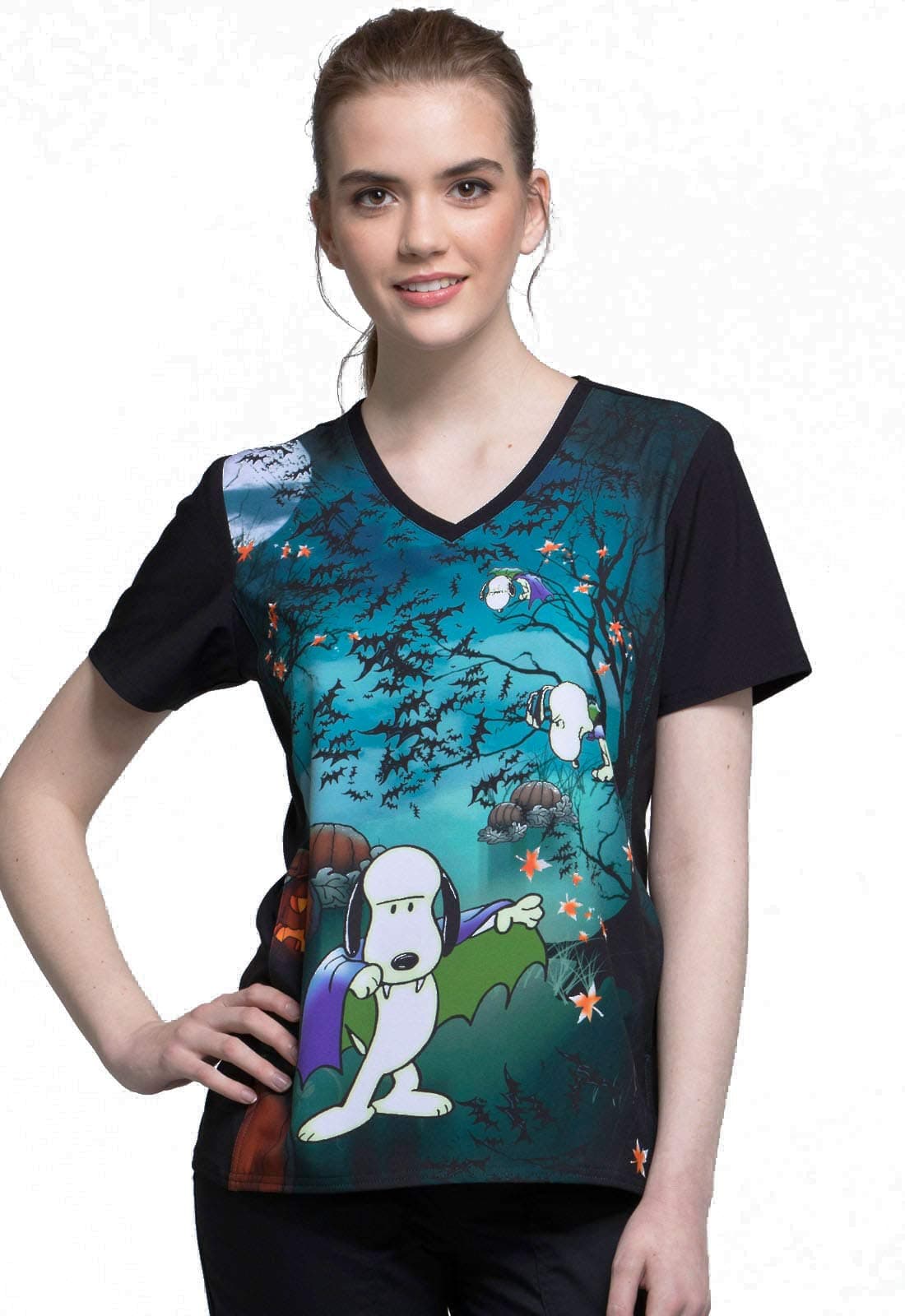 CHEROKEE Tooniforms TF627 Women's V-Neck Top