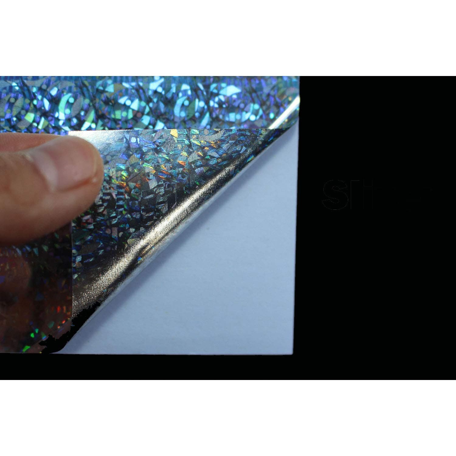 6 pcs 3 Colors 10X21cm Holographic Film Flash Laser Artificial Fish Skin DIY Jig Sticker Lure sticker Fly Tying Materials