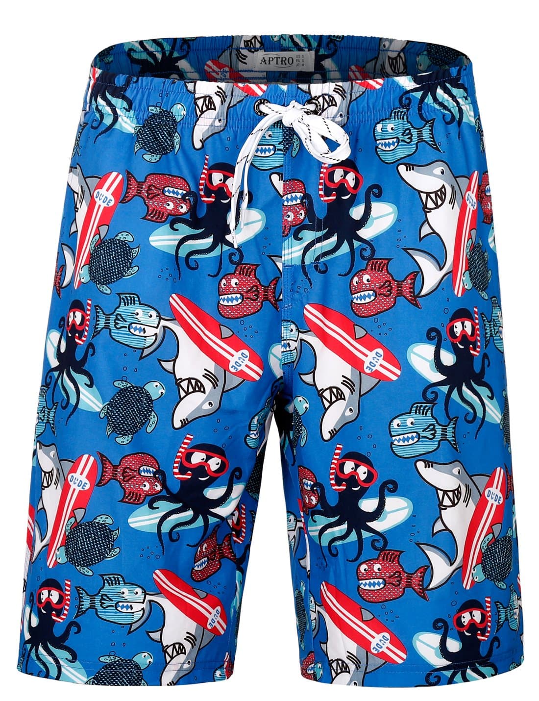 Men's Swim Trunks Quick Dry Board Shorts Bathing Suit Swimwear Beach Shorts No Mesh Lining