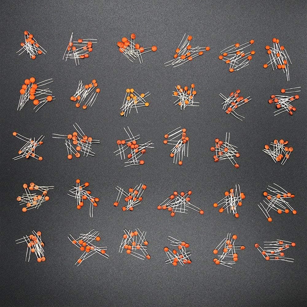 Eiechip300pcs/lot Ceramic Capacitor 2PF-0.1UF 30 values10pcs Electronic Components Package Ceramic Capacitor Assorted Kit Samples