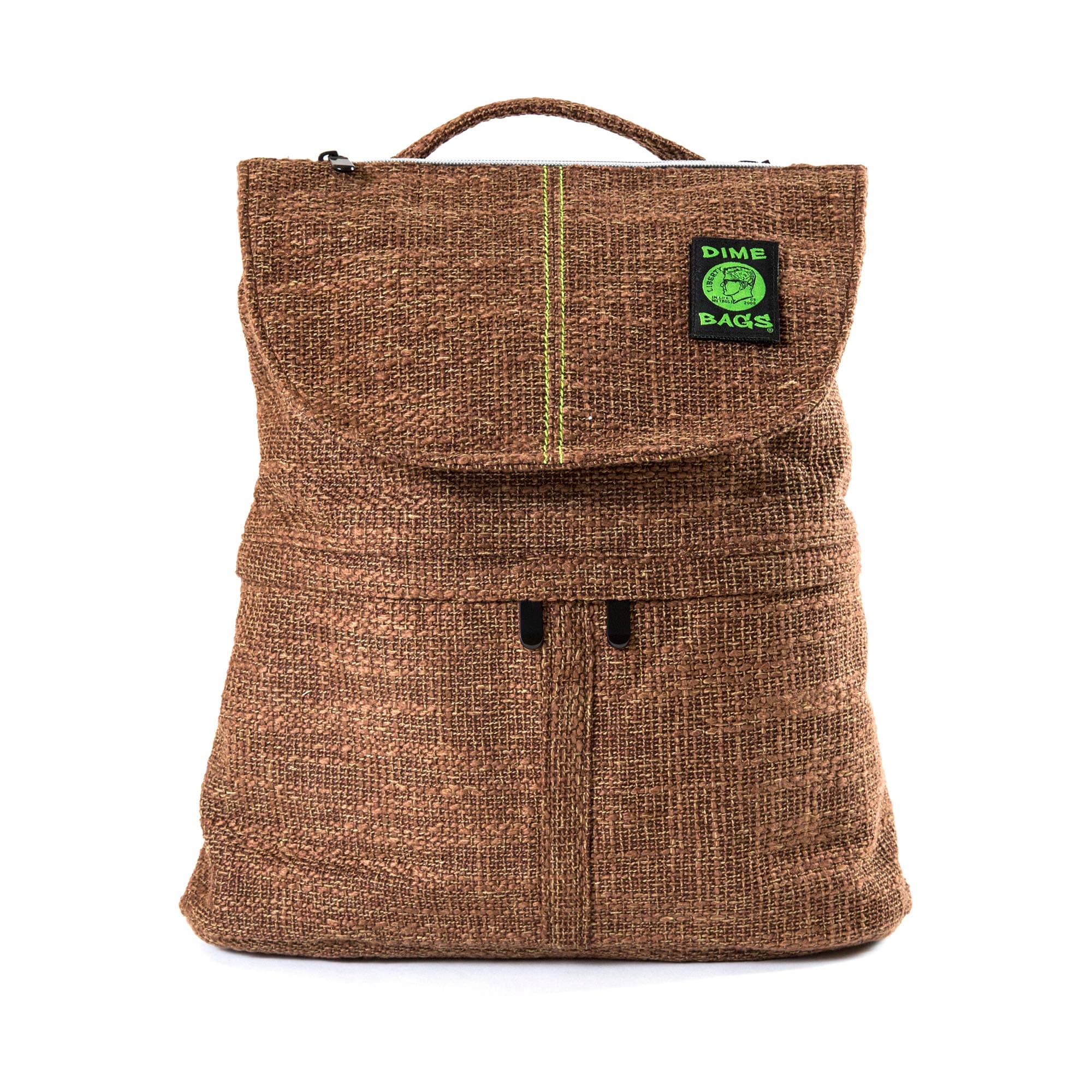 Hipster Convertable Carrying Bag - Backpack, Shoulder & Messenger Bag (Brown)