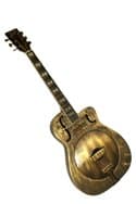 S101"Radioactive" Resonator Guitar Brass Plated Finish