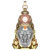 Sovam International Hanuman Chalisha-Gold Silver & Shri Hanuman Locket