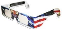 10 3D Fireworks Glasses, Diffraction Lenses, New Flag Design