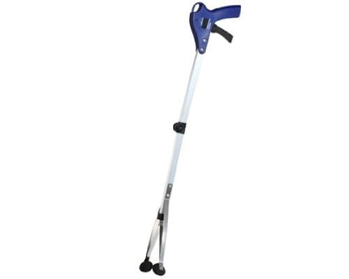 Wisedeal Foldable Premium Aluminum Pick Up & Reaching Grabber Tool With a Wisedeal Keychain Gift