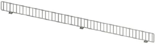 Gondola Wire Shelf Front Fence 3" H x 48"L Chrome Streater Compatible Lot of 25 NEW