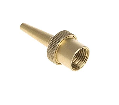 TOOLSTAR Fountain Nozzle Head, 3/4" DN20 Brass Jet Straight Garden Pond Sprinkler Water Fountain Nozzle Fountain Nozzle Head (Pack of 5)