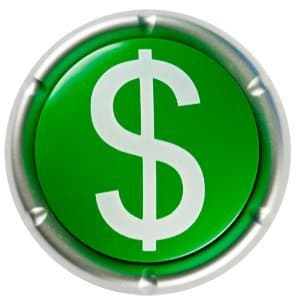 Easy Money Kaching Button - funny gift for entrepreneurs, sales and business people