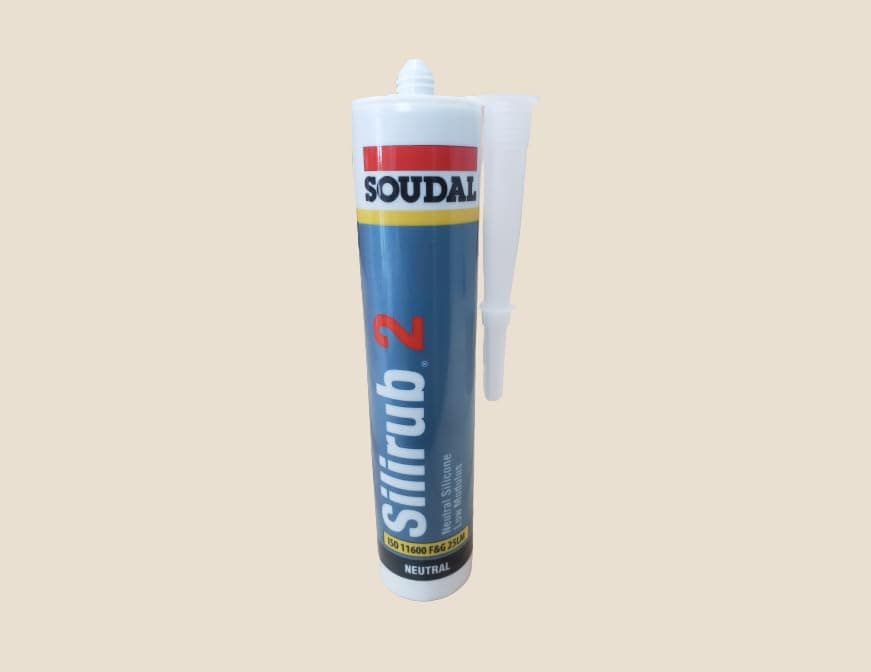 Cream Premium Silicone Caulk Mastic Sealant RAL 9001 300ml