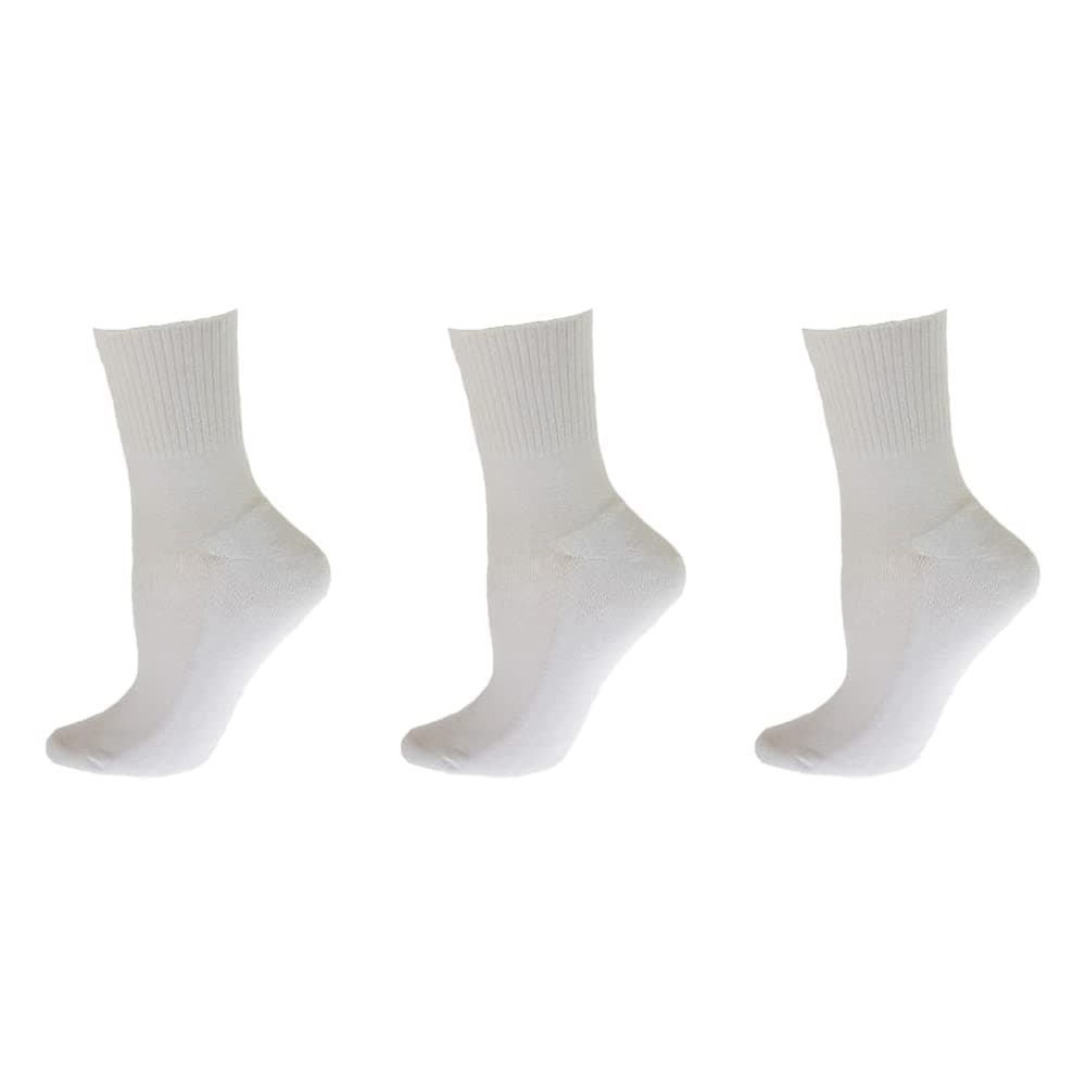 Sierra SocksDiabetic Hi-Ankle Cotton Socks-Ribbed and wide Calf For Added Comfort-Arthritic Cushioned socks for Arch Support