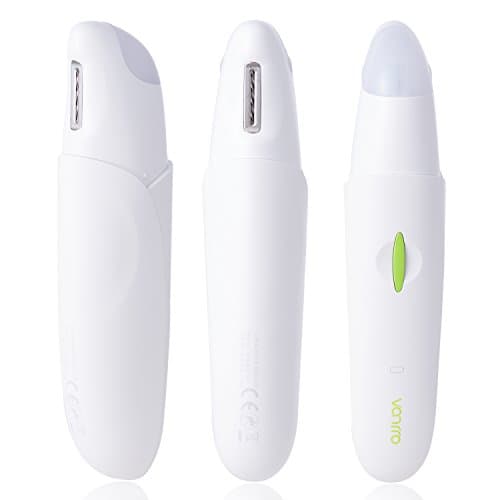 Vanrro Nail Trimmer Clipper Electric Battery Operated Manicure Tools, Safe Convenient Easy-to-use Great Gift for Child to Old (Jade White)