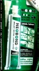 Silicone Sealant Odorless Non Corrosive to Metal Suitable for Concrete, Stone, Marble, Glass, Aluminium and Plastic, White 100 G.