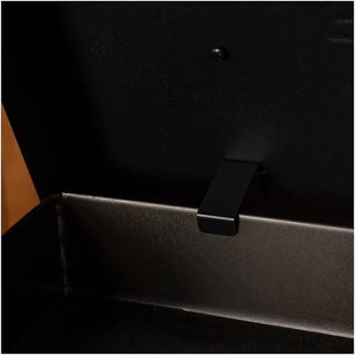 Blackstone 5079 Hard Lid with Handle for 22" Lightweight & Durable Storage Hood Cover Powder Coated Steel-Flat Top Griddle Accessories Water Resistant Premium Model, Black