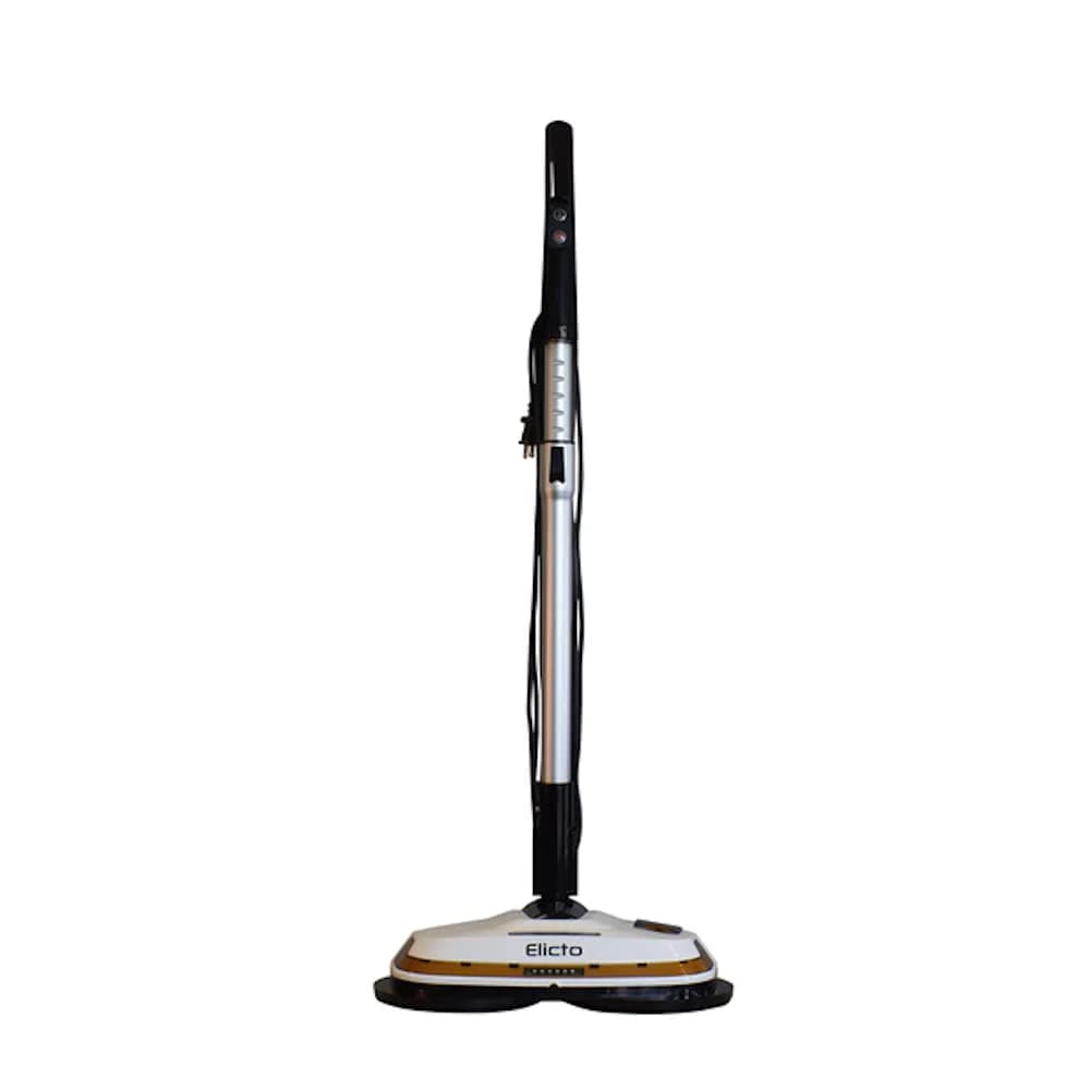 ES500 - Electronic Dual Spin Mop and Polisher with Water Spray - LED - Adjustable Height - Ergonomic Design - 2 Sets of Reusable Microfiber Mop Heads - Any Hard Surface (Corded)