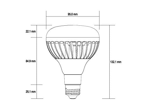 G7 Reno LED Recessed Can 75W Replacement BR30 Flood Light Bulb, Dimmable 3000K Soft White Light 15 Watt 1100 Lumen, E26 Base