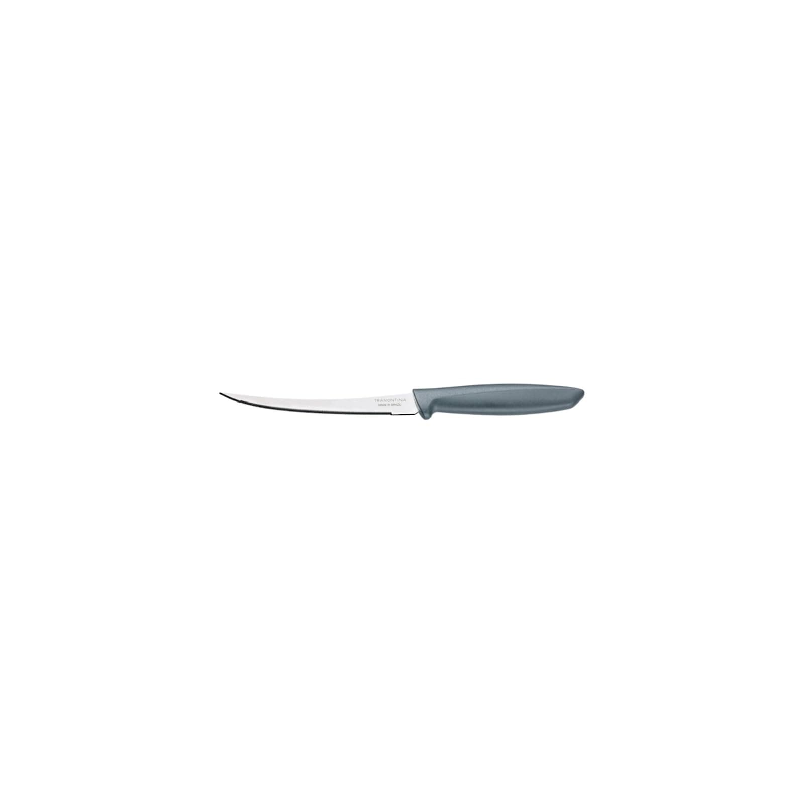 Plenus 5 Inches Tomato Knife with Stainless Steel Blade and Gray Polypropylene Handle
