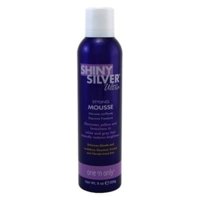 Shiny Silver Ultra Mousse 9 Ounce Styling (266ml) (3 Pack)