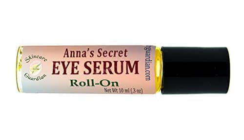 SkinCare Guardian Eye Serum High Quality Vitamin E & A Anti Wrinkle Moisturizer Natural Skin Care For Fine Lines, Dark Circles, Sun Damage, Bags, Puffy Eyes, In A Roll On 10 ml. Glass Bottle.