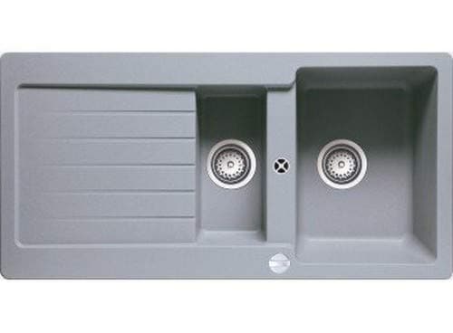 Teka – Lugo 60 B of TG Grey Aluminium Metallic Granite Kitchen Sink Sink Recessed Sink