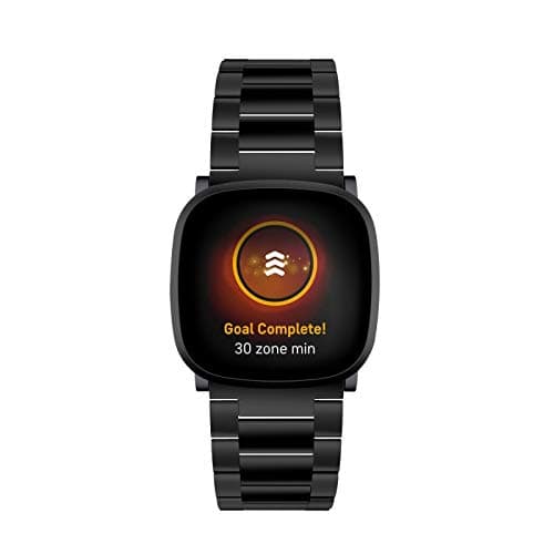 Stainless Steel Band Compatible with Fitbit Versa 4 / Fitbit Sense 2 / Fitbit Versa 3 / Fitbit Sense, Adjustable Metal Watch Bands Bracelets,Wristband Replacement for Women Men