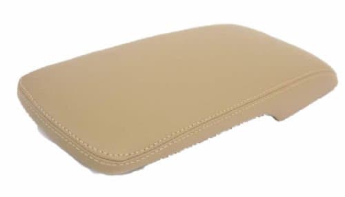 Fits 2010-2012 Lexus ES350 Real Beige Leather Center Console Lid Cover Cover (Skin Only)