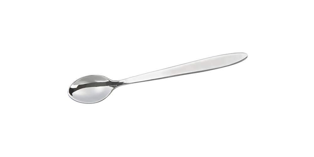 Baby Feeding Spoon with Flocked Box, Silver, 5.5"