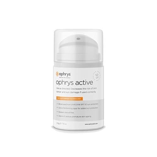 Ophrys Active, Broad Spectrum UVA UVB SPF 50 Sun Protection, High Protection Sun Cream, 7 oz