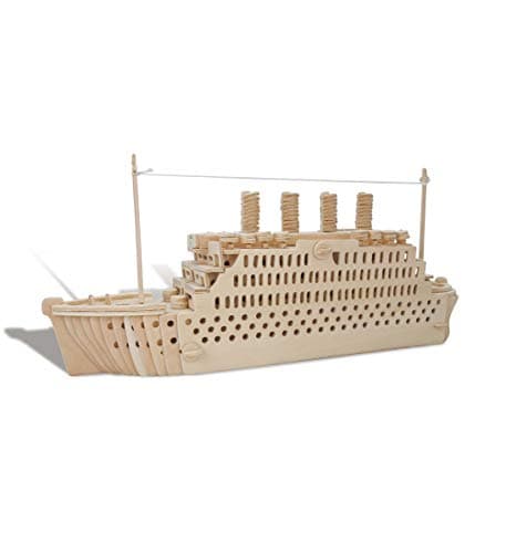 Puzzled, Inc. 3D Natural Wood Puzzle - Titanic