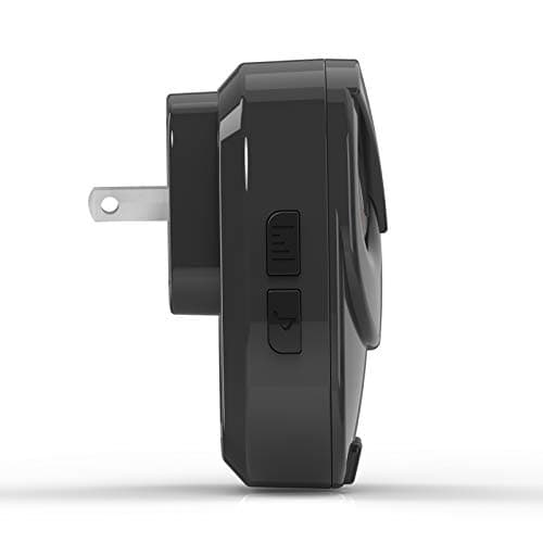 Driveway Alarm Receiver- Extra Wireless Plug-in Receiver for HTZSAFE Wireless Alarms- Up to 32 Zones and 35 Optional Melodies- 4 Adjustable Volume Levels, HB-808A