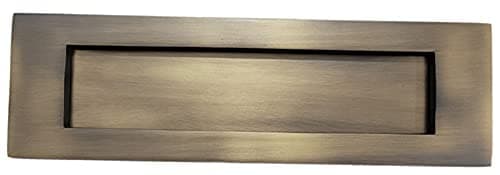 Adonai Hardware"Irshemesh" Victorian Brass Letter Plate - Antique Brass