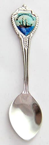 Massachusetts State Souvenir Collectible Mini Spoon 3" lpco
