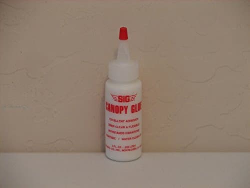 SIG CANOPY GLUE Flexible Clear Withstands Vibration Water Cleanup 2 fl oz