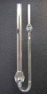 Borosilicate Glass Viscometer| U Tube Viscometer (Pack of 1) || Viscometer || Viscometer College Pattern Ostwald