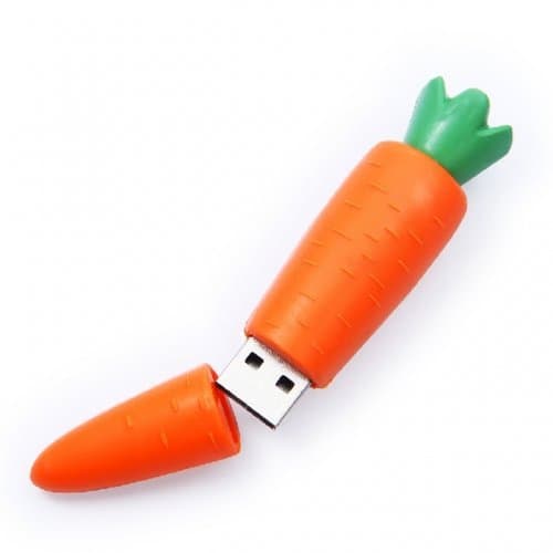 Euroge Tech 8GB USB Flash Drive cartoon Carrot shape
