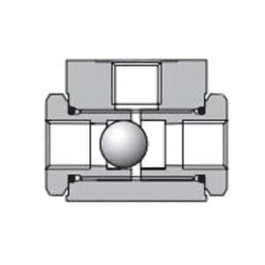 Vickers 02-176345 DSV3 Direct Acting Shuttle Valve, No 8, 6.5 gpm, Steel Body